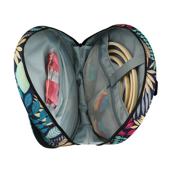 Чанта за съхранение на прежди за плетене за проект за бродерия Игли за плетене Направи си сам Arts Craft Floss Кука за плетене на една кука Шевни инструменти Органайзер