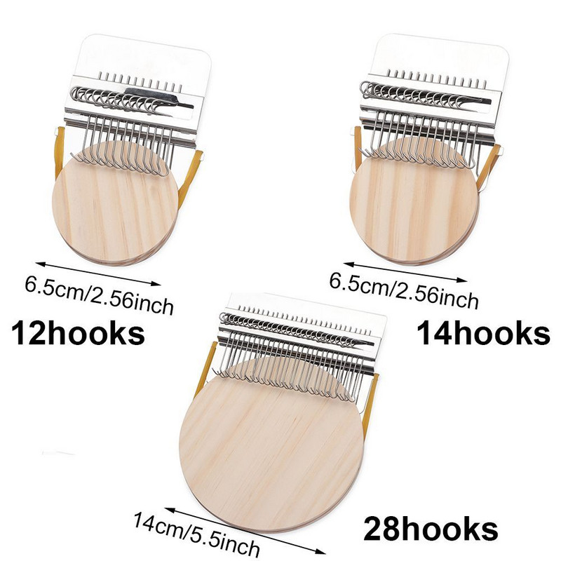 1 Σετ Μικρός αργαλειός Διασκεδαστικός επιδιόρθωσης αργαλειού μετάλλου DIY Υφάσματα Darning Μηχανή αργαλειού Τζιν ρούχα Ρούχα Speed weve Τύπος Ύφανσης Αξεσουάρ εργαλείου