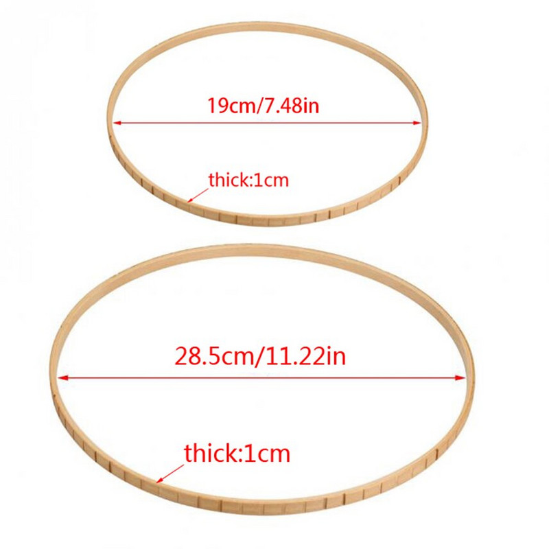 Στρογγυλή Ξύλινη Μηχανή Συλλογής Κυκλικές Βελόνες DIY Κρεμάστρες τοίχου Ονειροπαγίδα Κατασκευή Εργαλείων Κεντηματοποιίας Υφαντικό Αργαλειό