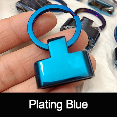 Betim 1tk võtmehoidja riistvara Käsitsi valmistatud DIY nahast riistvara võtmehoidja tarvikud kaunistused võtmehoidjad 8 värvi valimiseks