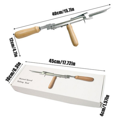 Εγχειρίδιο Tufting Tool Handold Carpet Weaving Flocking Tool Εργαλείο Tufting Carpet υψηλής ταχύτητας για δημιουργίες χαλιών DIY