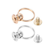 Nit Monk cu inele de tragere 100 seturi nituri cu cap rotund pentru pantofi