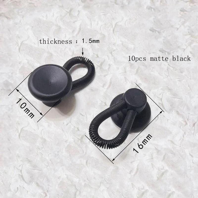 10 τμχ/Παρτίδα ελαστικό ελαστικό κουμπί προσαρμογής πόρπη τζιν από κράμα χονδρικής χονδρικής πόρπης ελατηρίου Δερμάτινη τσάντα χειροτεχνίας Κουμπί αξεσουάρ κουτιού