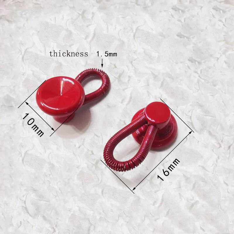 10 τμχ/Παρτίδα ελαστικό ελαστικό κουμπί προσαρμογής πόρπη τζιν από κράμα χονδρικής χονδρικής πόρπης ελατηρίου Δερμάτινη τσάντα χειροτεχνίας Κουμπί αξεσουάρ κουτιού