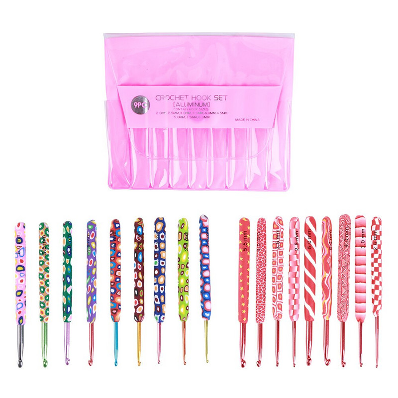 9 τμχ Σετ βελονών πλεξίματος βελόνες πλεξίματος 9 τμχ.