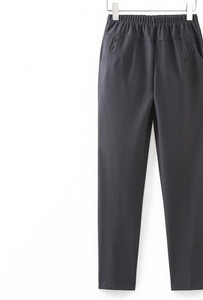 Ženske hlače - s visokim strukom i džepom