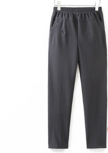 Ženske hlače - s visokim strukom i džepom