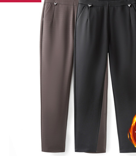 Γυναικείο φλις παντελόνι φαρδύ μοντέλο