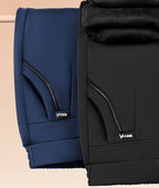 Φθινοπωρινό-χειμωνιάτικο παντελόνι με μεταλλικό στοιχείο και τσέπη