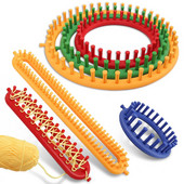 1 ΤΕΜ. Πλεκτομηχανή Ραπτομηχανή Αξεσουάρ Υλικό Ραπτομηχανής αργαλειού Κιτ κεντήματος Κυκλικό πλεκτό ύφανσης χειροποίητο κασκόλ κάλτσα