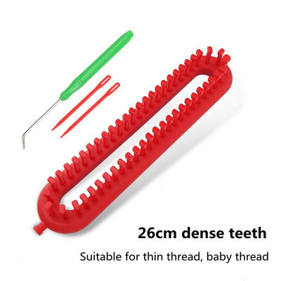 1 ΤΕΜ. Πλεκτομηχανή Ραπτομηχανή Αξεσουάρ Υλικό Ραπτομηχανής αργαλειού Κιτ κεντήματος Κυκλικό πλεκτό ύφανσης χειροποίητο κασκόλ κάλτσα