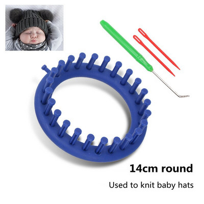 1 ΤΕΜ. Πλεκτομηχανή Ραπτομηχανή Αξεσουάρ Υλικό Ραπτομηχανής αργαλειού Κιτ κεντήματος Κυκλικό πλεκτό ύφανσης χειροποίητο κασκόλ κάλτσα