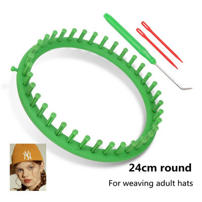 1 ΤΕΜ. Πλεκτομηχανή Ραπτομηχανή Αξεσουάρ Υλικό Ραπτομηχανής αργαλειού Κιτ κεντήματος Κυκλικό πλεκτό ύφανσης χειροποίητο κασκόλ κάλτσα