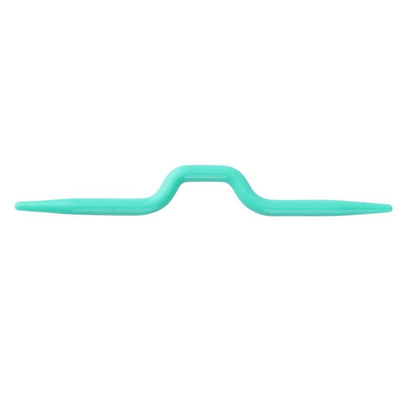 Kudumisvardad 3 tk Plastikust keerduvad kumerad nõelad Sall kampsun Käsitsi valmistatud isetehtud kudumistööriistNöör näputöö jaoks Õmblustarvikud