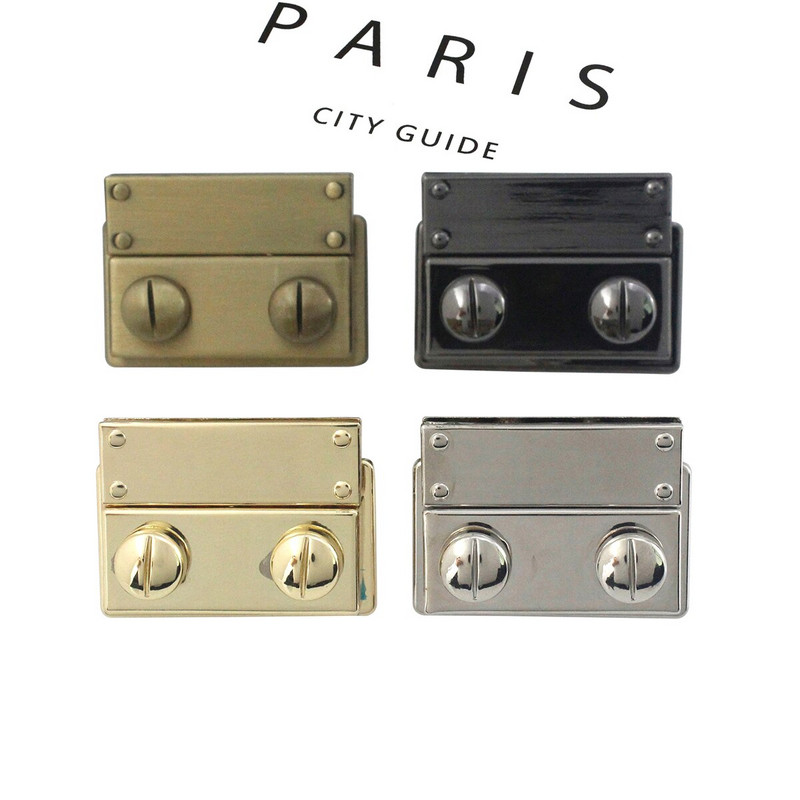 5 τμχ Μεταλλικό κούμπωμα με κλειδαριά ώθησης κούμπωμα γλώσσας κλειδαριά Δερμάτινη τσάντα χειροτεχνίας Τσάντα τσάντα ώμου Τσάντα ώμου Κλείσιμο DIY αξεσουάρ