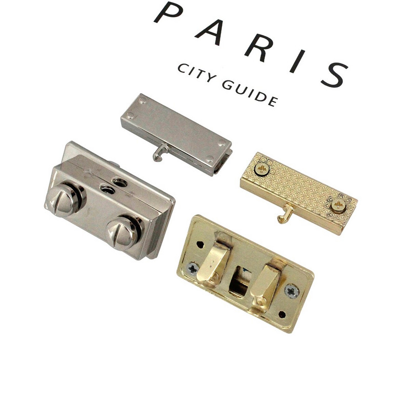 5 τμχ Μεταλλικό κούμπωμα με κλειδαριά ώθησης κούμπωμα γλώσσας κλειδαριά Δερμάτινη τσάντα χειροτεχνίας Τσάντα τσάντα ώμου Τσάντα ώμου Κλείσιμο DIY αξεσουάρ