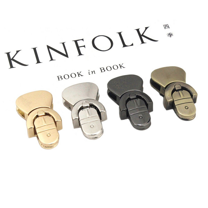 5 τεμάχια Τσάντα από κράμα ψευδαργύρου Κλειδαριά γλώσσας κούμπωμα Push Lock Κλείσιμο αγκράφες Δερμάτινη χειροτεχνία Γυναικεία τσάντα τσάντα τσάντα αξεσουάρ