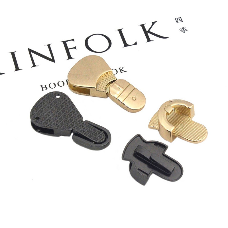 5 τεμάχια Τσάντα από κράμα ψευδαργύρου Κλειδαριά γλώσσας κούμπωμα Push Lock Κλείσιμο αγκράφες Δερμάτινη χειροτεχνία Γυναικεία τσάντα τσάντα τσάντα αξεσουάρ