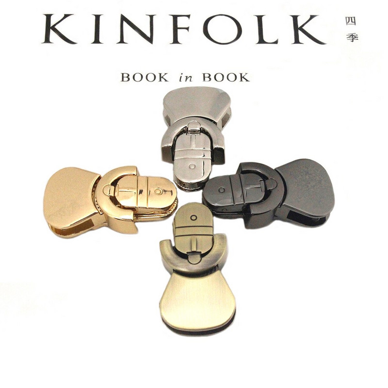 5 τεμάχια Τσάντα από κράμα ψευδαργύρου Κλειδαριά γλώσσας κούμπωμα Push Lock Κλείσιμο αγκράφες Δερμάτινη χειροτεχνία Γυναικεία τσάντα τσάντα τσάντα αξεσουάρ