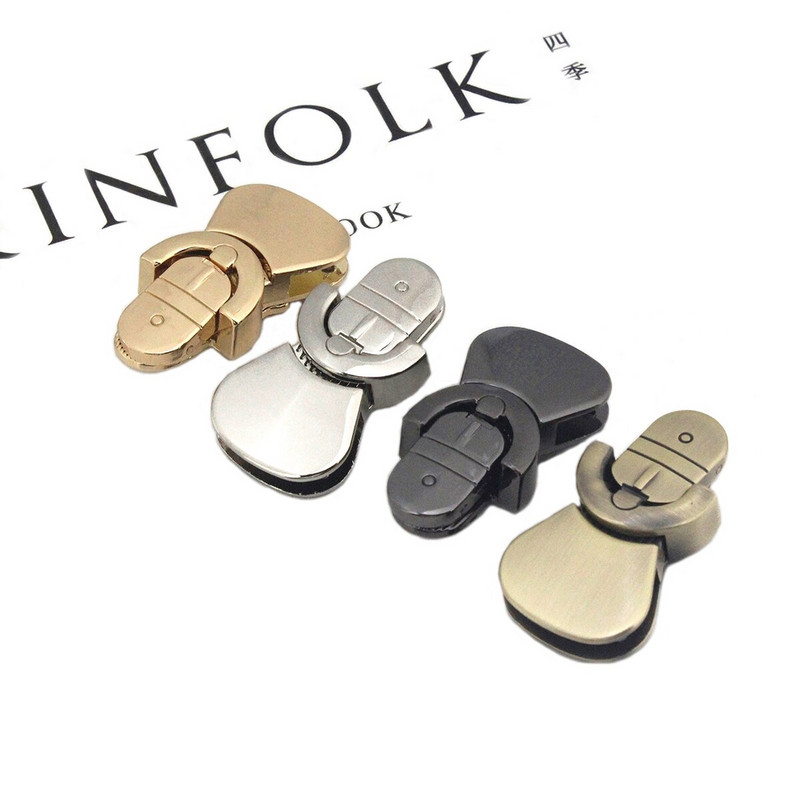 5 τεμάχια Τσάντα από κράμα ψευδαργύρου Κλειδαριά γλώσσας κούμπωμα Push Lock Κλείσιμο αγκράφες Δερμάτινη χειροτεχνία Γυναικεία τσάντα τσάντα τσάντα αξεσουάρ