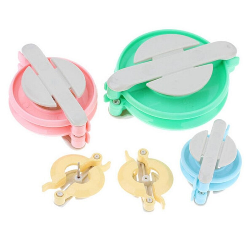 4 τεμ/Σετ DIY Needle Crafts Pompom Μπαλάκι μαλλιών Πλεκτομηχανές αργαλειού Kit Fluff Ball Weave Tools Φορητά 4 μεγέθη πλαστικό αξεσουάρ πλεξίματος