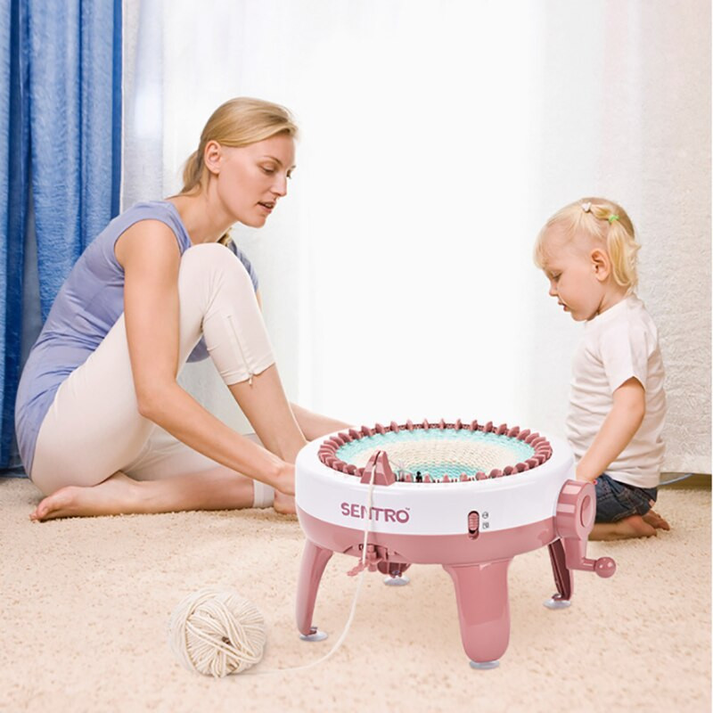 40 adatų rankų darbo mezgimo mašina, cilindrinė vilna, skara, megztinė, kepurė, kojinės, suaugusiems vaikams, tinginys, dirbinys, kalėdinė dovana