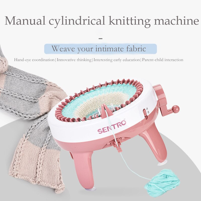 40 adatų rankų darbo mezgimo mašina, cilindrinė vilna, skara, megztinė, kepurė, kojinės, suaugusiems vaikams, tinginys, dirbinys, kalėdinė dovana