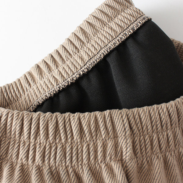 Ženske ležerne hlače visokog struka s toplom postavom i metalnim elementom