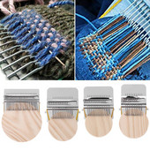 Εργαλεία κλωστοϋφαντουργίας Επιδιόρθωση τζιν Ρούχα Ξύλινα μικρού αργαλειού Διασκέδαση Επιδιόρθωση αργαλειού Εργαλείο ύφανσης Darning Machine Μηχανή αργαλειού Υφαντουργικά εργαλεία