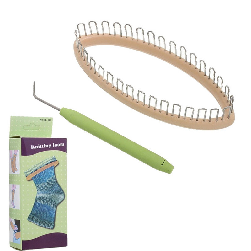 Diy υφαντές κάλτσες, κασκόλ και καπέλα, ημιαυτόματη πλέξη, εργονομικό λαστιχένιο βελονάκι, απαλή αίσθηση, εύκολο στη χρήση JU0093