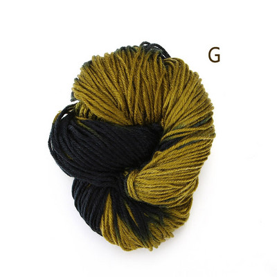 1 tk Pehme mitmevärviline polüester akrüüllõng Fiber kootud kraasitud niidid Paksud pillimisvastased värvitud lõngapallide heegeldamise tarvik