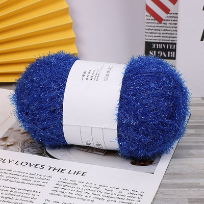 Tinsel Chunky Sparkle Furry Soft Eyelash Knitting Wool Narn DIY Knitting 100g/200m Ball