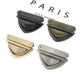 1x Αλουμίνιο Push Lock κούμπωμα Κλειδαριά γλώσσας βαρέως τύπου Δερμάτινη τσάντα χειροτεχνίας Τσάντα τσάντα ώμου Κλείσιμο DIY Αξεσουάρ υλικού