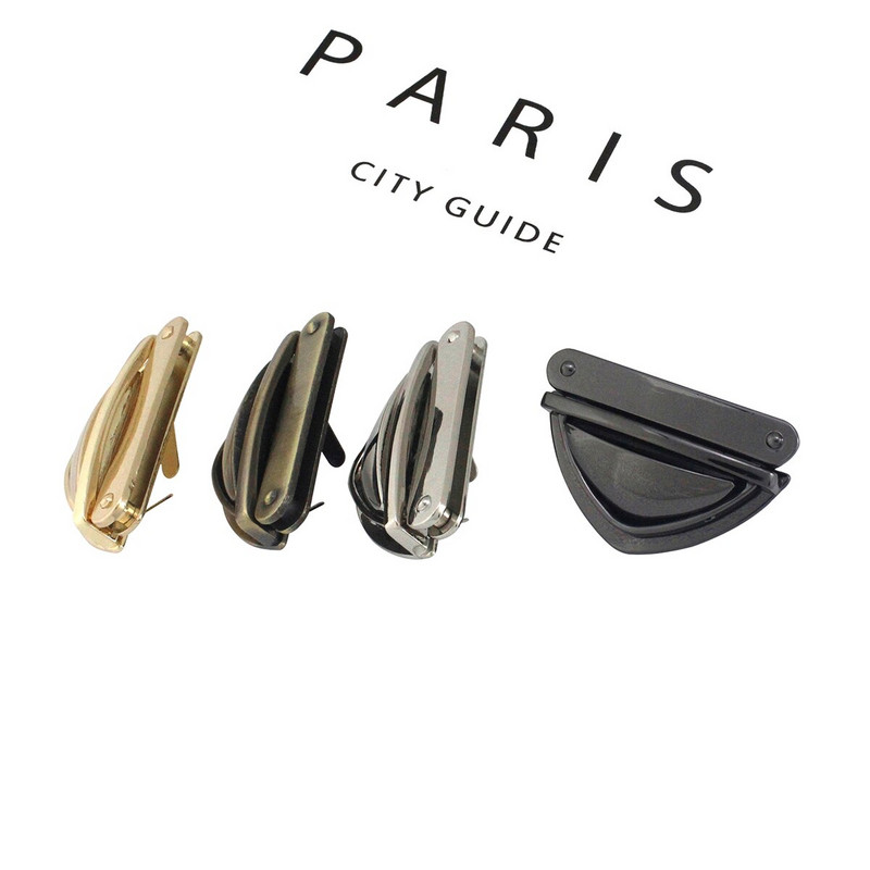 1x Αλουμίνιο Push Lock κούμπωμα Κλειδαριά γλώσσας βαρέως τύπου Δερμάτινη τσάντα χειροτεχνίας Τσάντα τσάντα ώμου Κλείσιμο DIY Αξεσουάρ υλικού