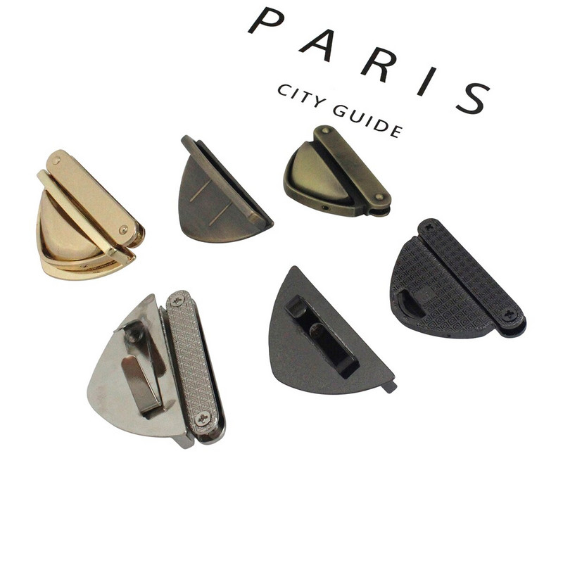 1x Αλουμίνιο Push Lock κούμπωμα Κλειδαριά γλώσσας βαρέως τύπου Δερμάτινη τσάντα χειροτεχνίας Τσάντα τσάντα ώμου Κλείσιμο DIY Αξεσουάρ υλικού