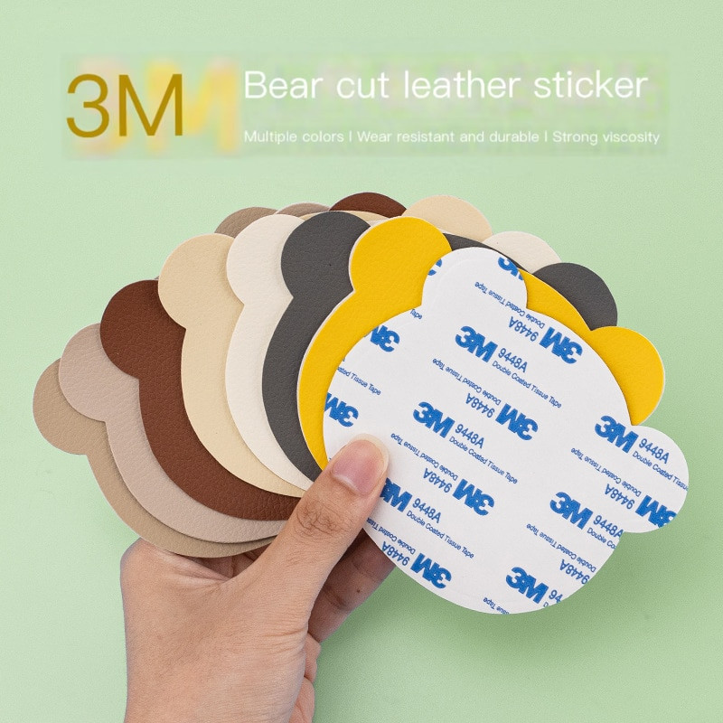 Bear Patches No Cropping Δερμάτινο αυτοκόλλητο Αυτοκόλλητο καναπέ επισκευαστικό κρεβάτι PU μπαλώματα βελτιστοποίησης επιτραπέζιο καρέκλα καθίσματος Τσάντα για παπούτσια τρύπα αυτοκίνητο