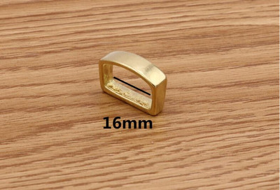 5 τεμάχια/παρτίδα Ορειχάλκινη πόρπη ζώνης για στερέωση ζώνης τσάντας με τετράγωνο βρόχο