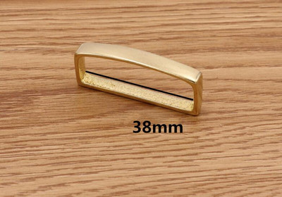 5 τεμάχια/παρτίδα Ορειχάλκινη πόρπη ζώνης για στερέωση ζώνης τσάντας με τετράγωνο βρόχο