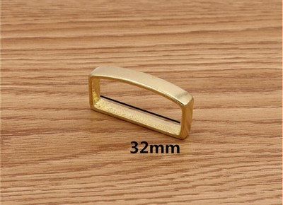 5 τεμάχια/παρτίδα Ορειχάλκινη πόρπη ζώνης για στερέωση ζώνης τσάντας με τετράγωνο βρόχο