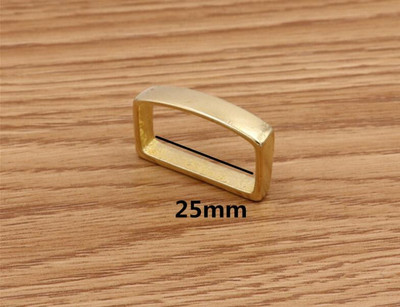 5 τεμάχια/παρτίδα Ορειχάλκινη πόρπη ζώνης για στερέωση ζώνης τσάντας με τετράγωνο βρόχο