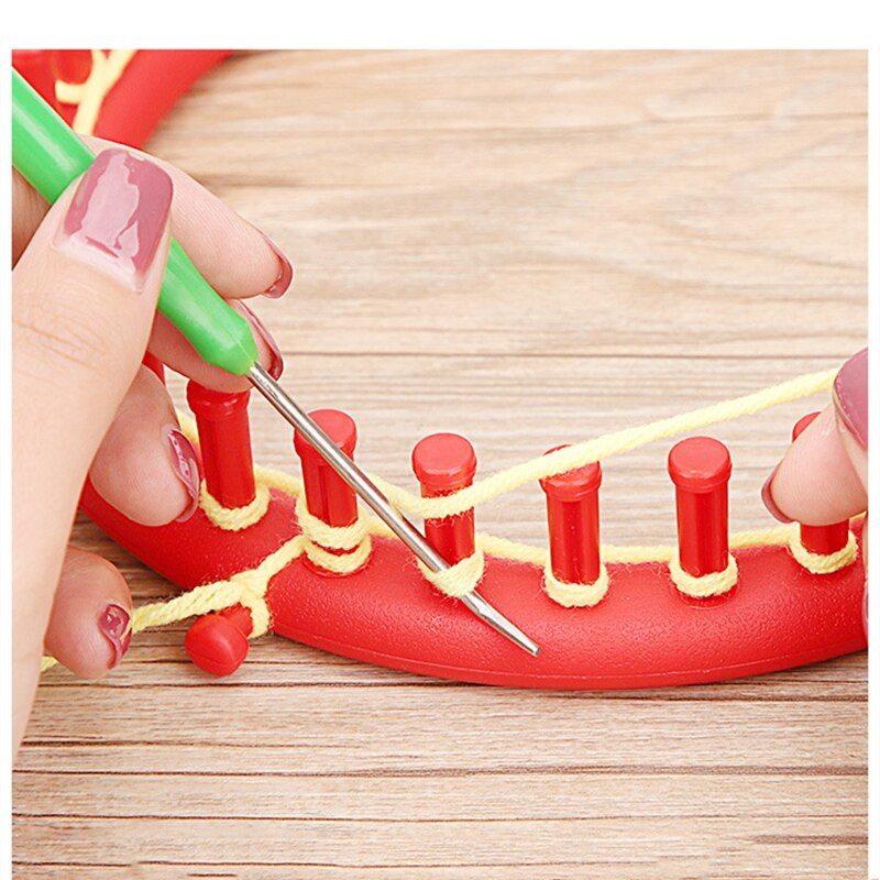 Lihtne kudumine kuduja käsitsi valmistatud algaja DIY kampsun sall müts Laisk tööriista armastaja pere kingitused lõnga pall punutud