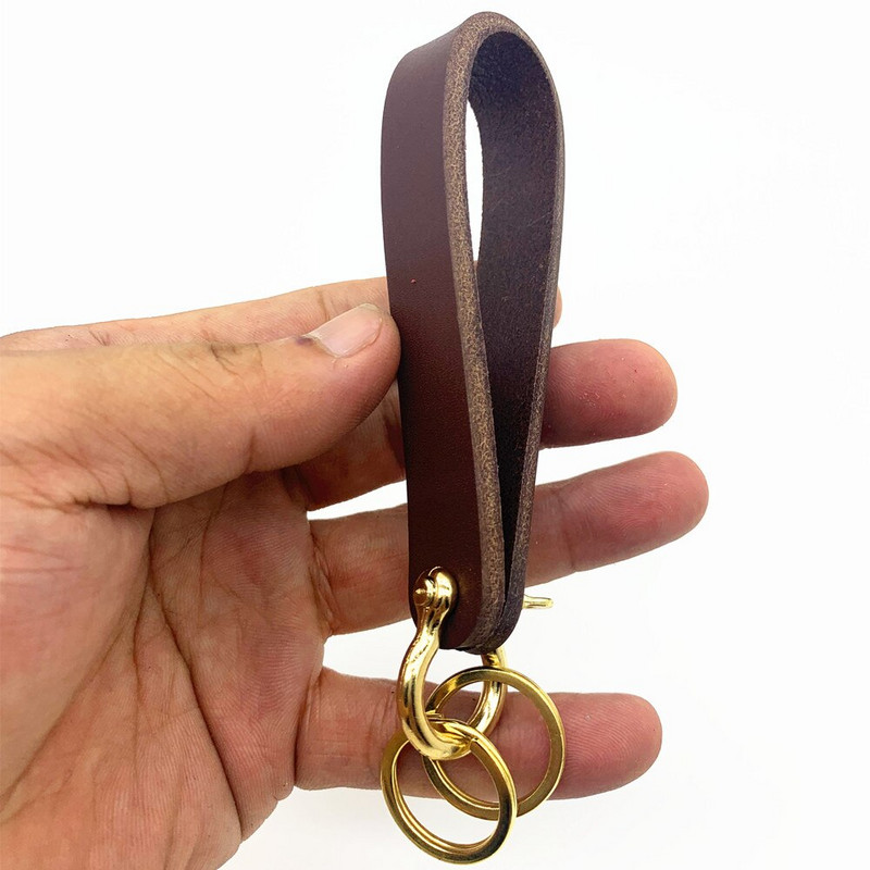 Ρετρό Χειροποίητο Γνήσιο Δέρμα Σχοινί Μπρελόκ Μεταλλικά Μπρελόκ Γυναικεία ή Ανδρικά Μπρελόκ Κάλυμμα για μπρελόκ Δώρα