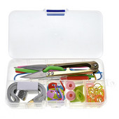 Komplet alata za DIY pletenje Kukičanje Škare Bod Weave Pribor Potrepštine Kutija za pletenje Alati za DIY Igle za heklanje