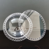 10 läbipaistvat katet isetegemise tarvikud kootud koti materjal akrüül läbipaistev perforeeritud plaadi tarvikud