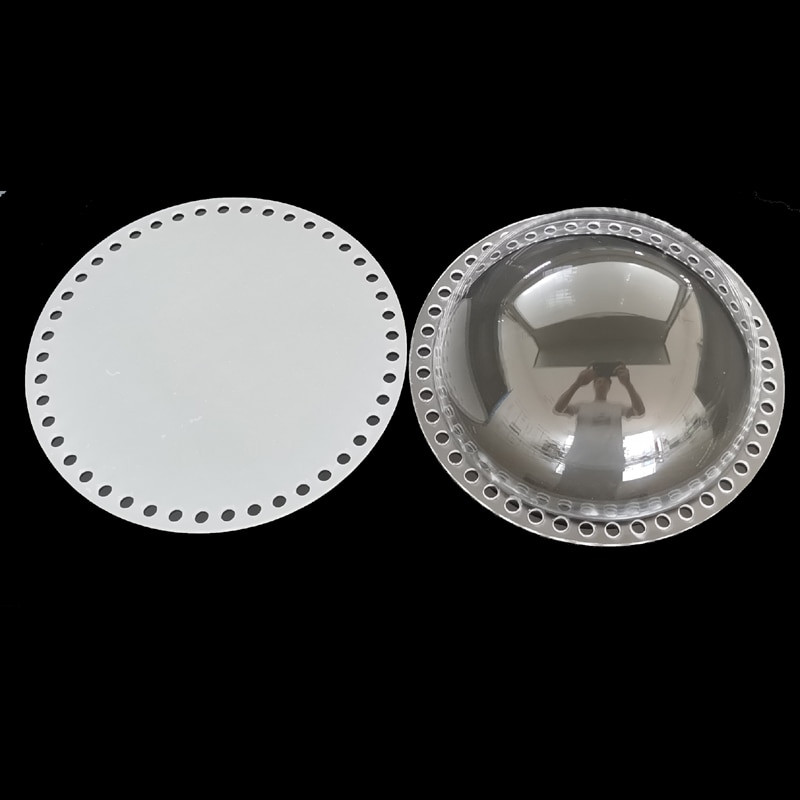 10 läbipaistvat katet isetegemise tarvikud kootud koti materjal akrüül läbipaistev perforeeritud plaadi tarvikud