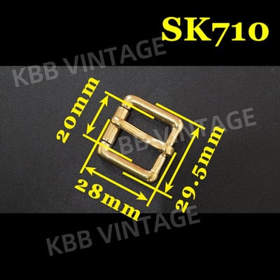 2 τμχ Πόρπη από μασίφ ορείχαλκο βελόνα Brass Belt πόρπη Εξοπλισμός