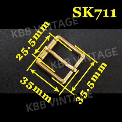 2 τμχ Πόρπη από μασίφ ορείχαλκο βελόνα Brass Belt πόρπη Εξοπλισμός