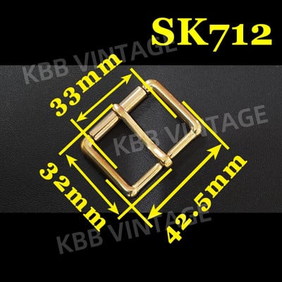 2 τμχ Πόρπη από μασίφ ορείχαλκο βελόνα Brass Belt πόρπη Εξοπλισμός