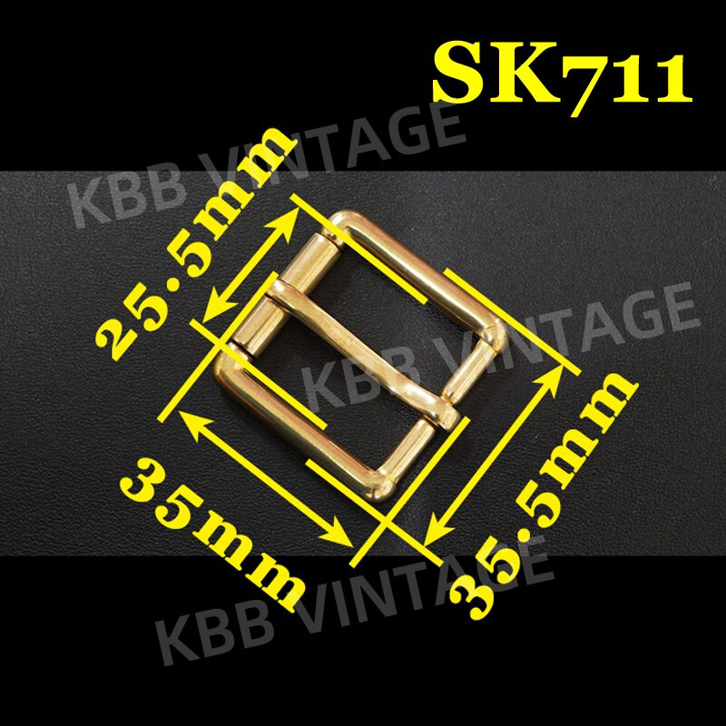 2 τμχ Πόρπη από μασίφ ορείχαλκο βελόνα Brass Belt πόρπη Εξοπλισμός