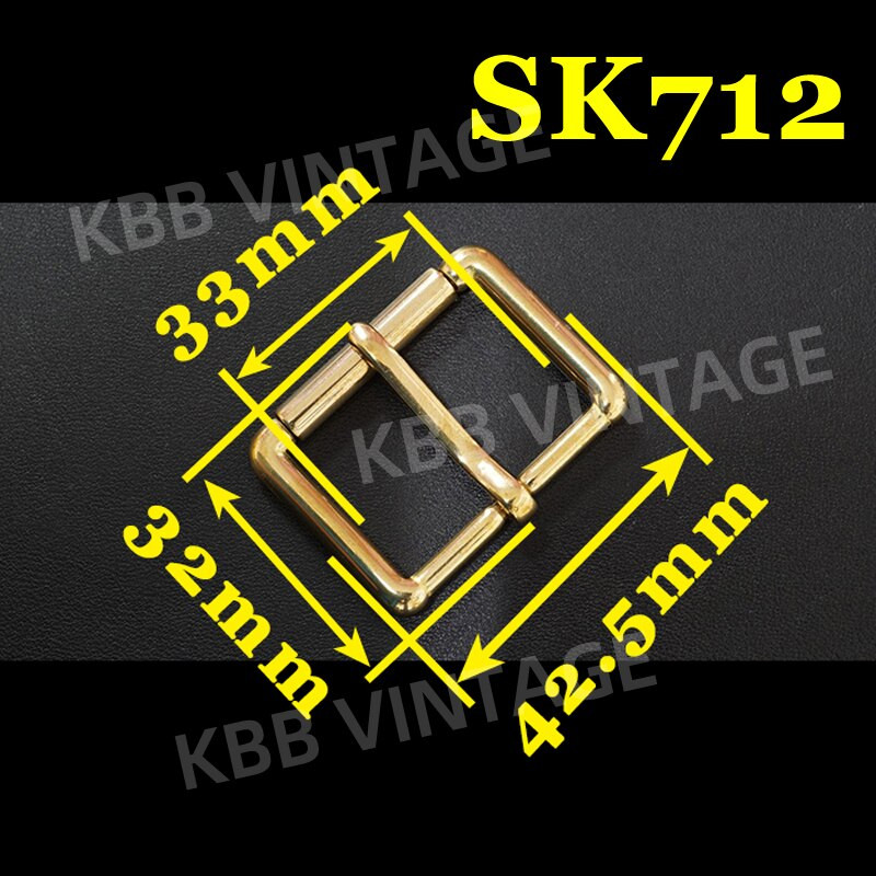 2 τμχ Πόρπη από μασίφ ορείχαλκο βελόνα Brass Belt πόρπη Εξοπλισμός